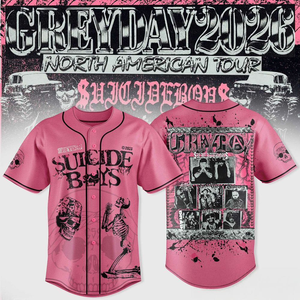Suicideboys Grey Day 2026 North American Tour 2026 Jersey