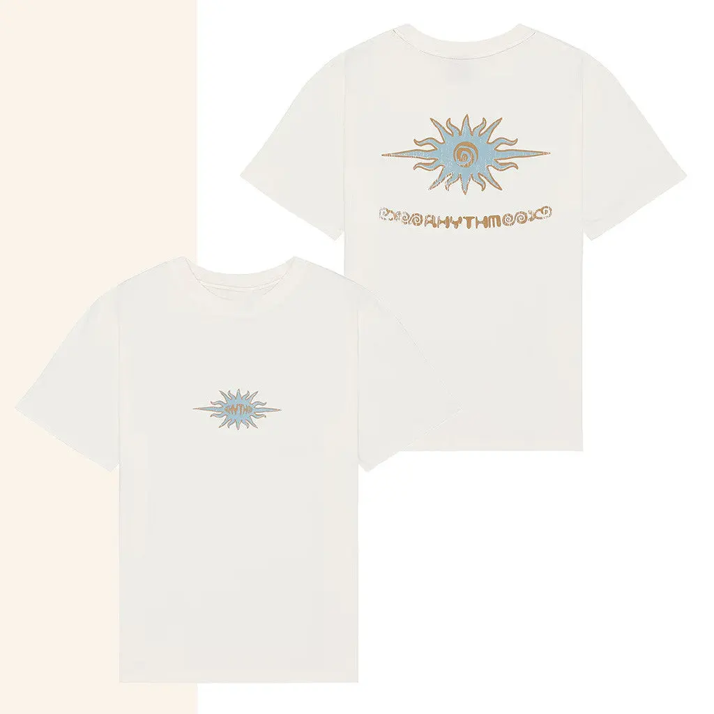 Sun Diego Merch Rhythm Flame Printed Vintage White TShirt Best Gifts For Dudes