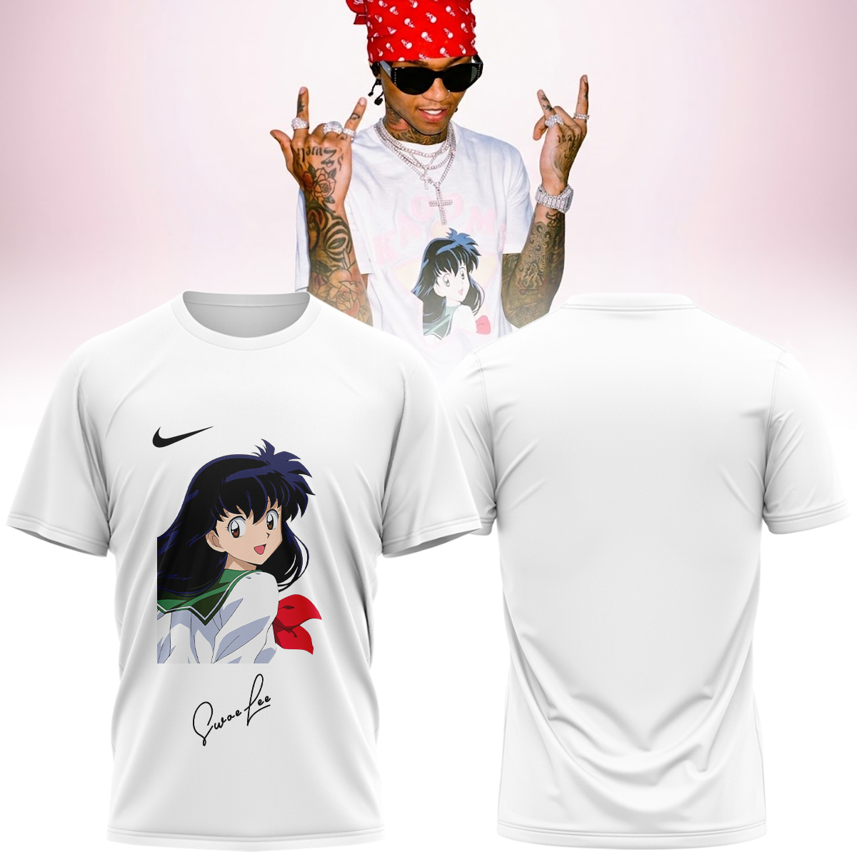 Swae Lee Same Difference Tour Europe Limited Edition Signature Graphic T Shirt Exclusive Version
