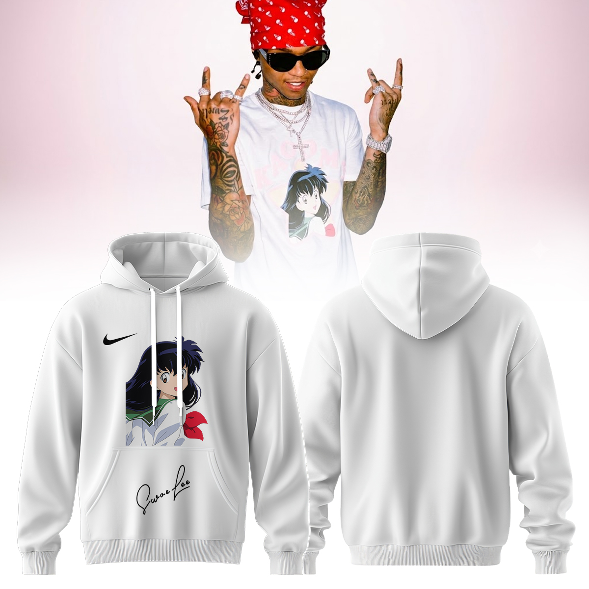 Swae Lee Same Difference Tour Europe Limited Edition Signature Hoodie Tour Version