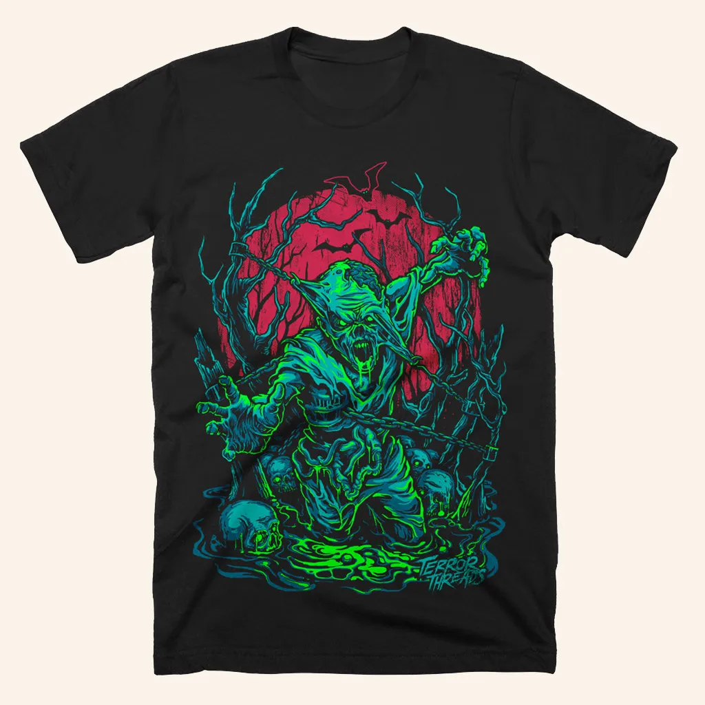 Swamp Attack TShirt Halloween Men Clothing Best Gifts For Father