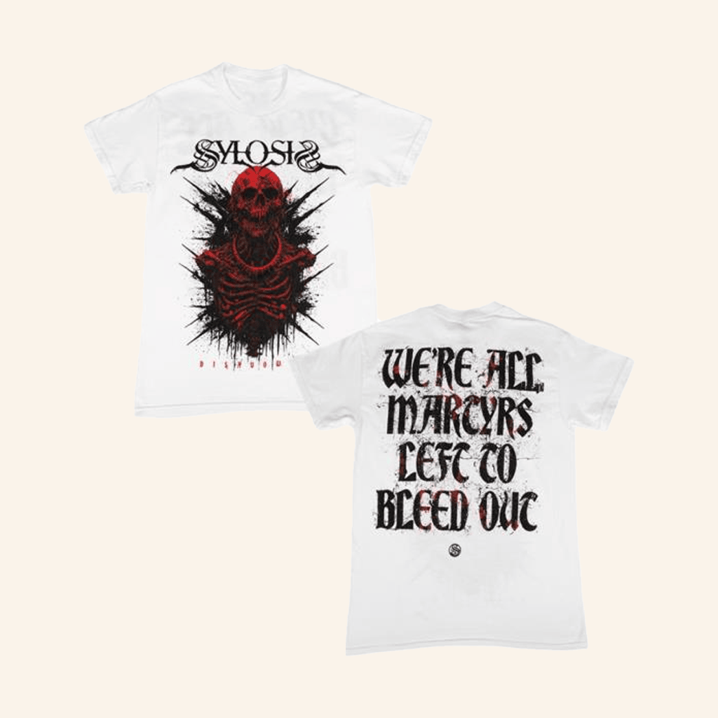 Sylosis Merch Disavowed White TShirt Gifts For Friends