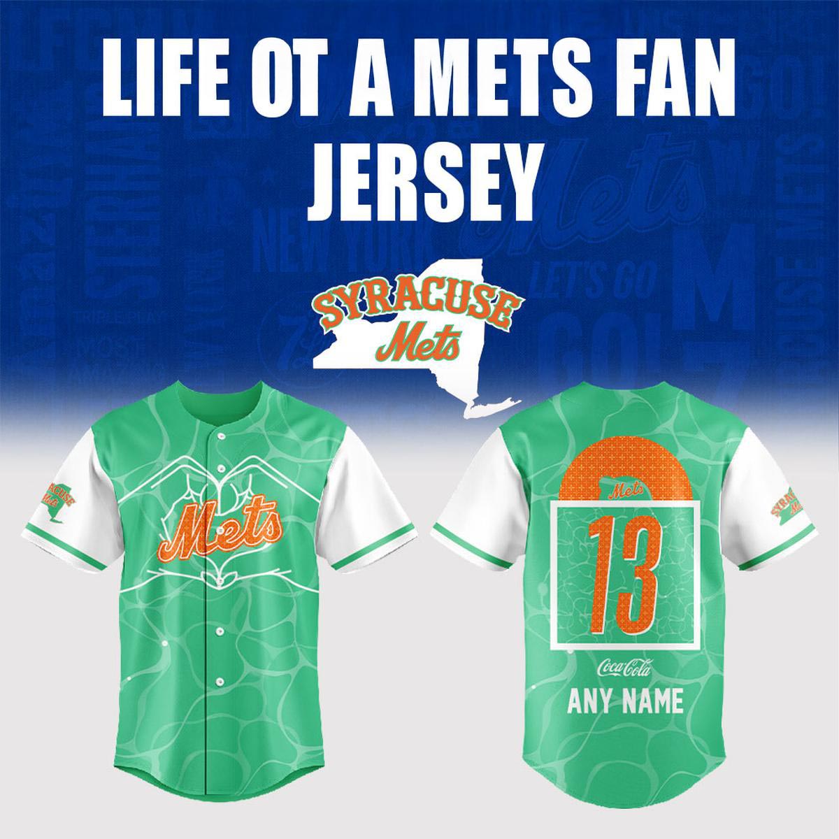 Syracuse Mets Life Of A Mets Fan 2026 Custom Jersey Baseball Supporter Apparel 1 - Unicasport Syracuse Mets Life Of A Mets Fan 2026 Custom Jersey Baseball Supporter Apparel