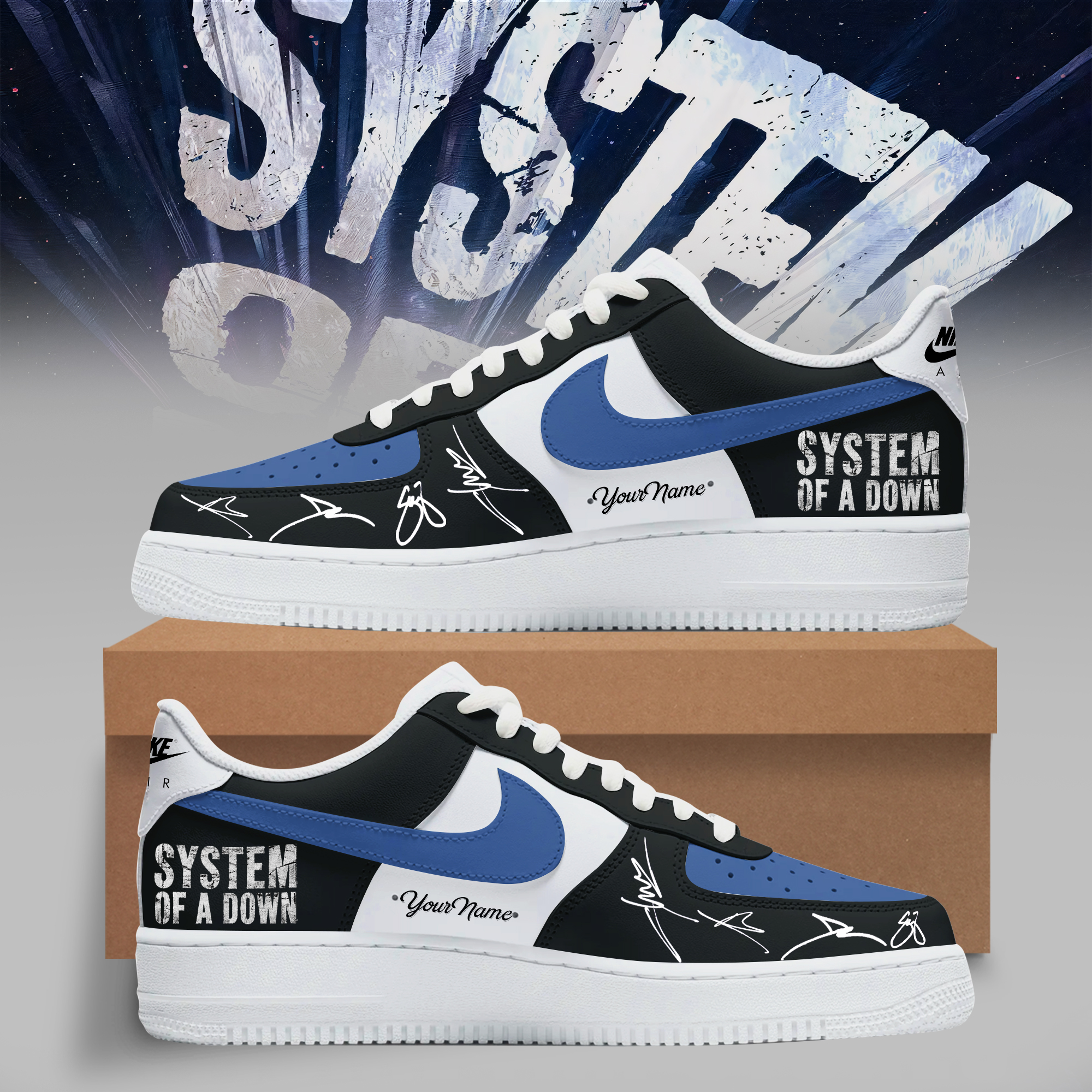 System Of A Down Europe 2026 Tour Collection Premium Casual Shoes