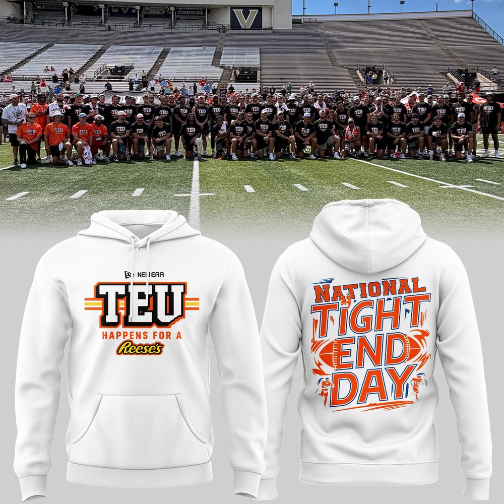 TEU Happens Reeses National Tight End Day 2026 Premium Fan Hoodie