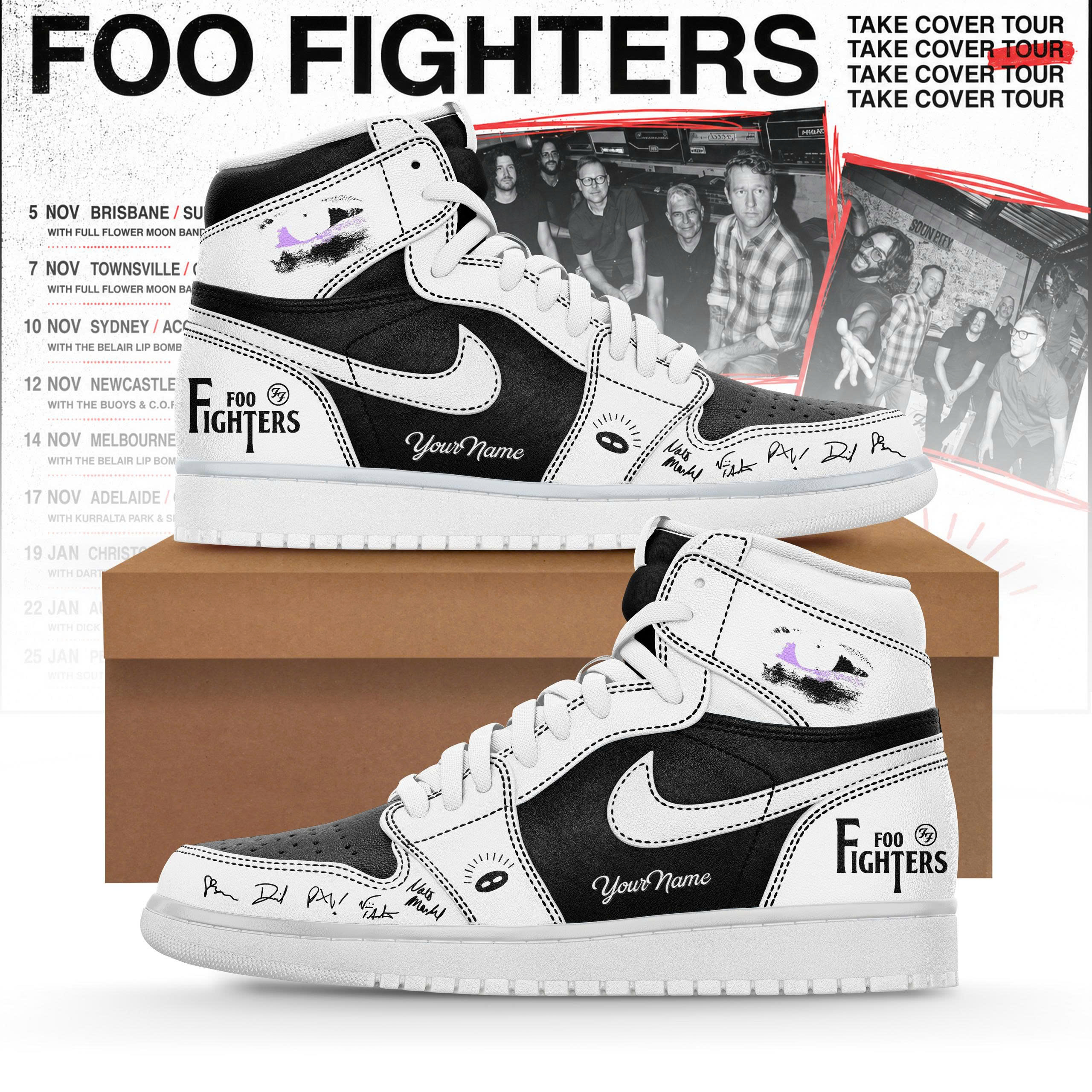 Take Cover AUNZ Tour Premium Casual Sneakers
