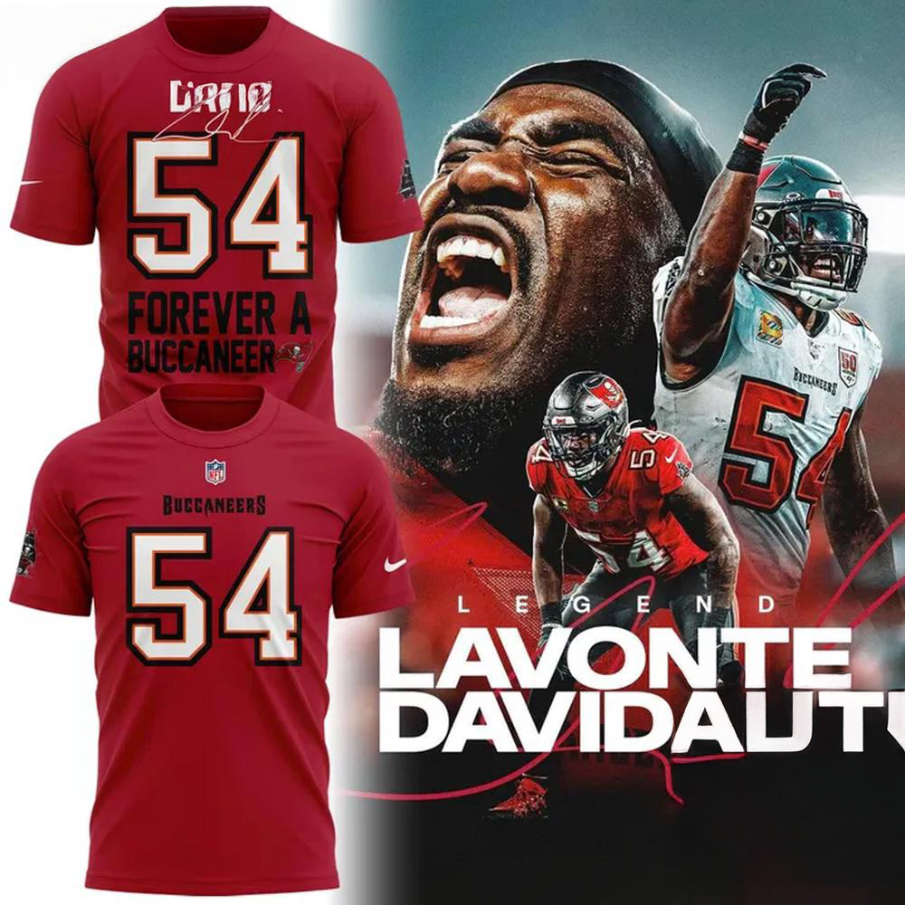 Tampa Bay Buccaneers Lavonte David Forever A Buccaneer Graphic T Shirt Gifts For Fans