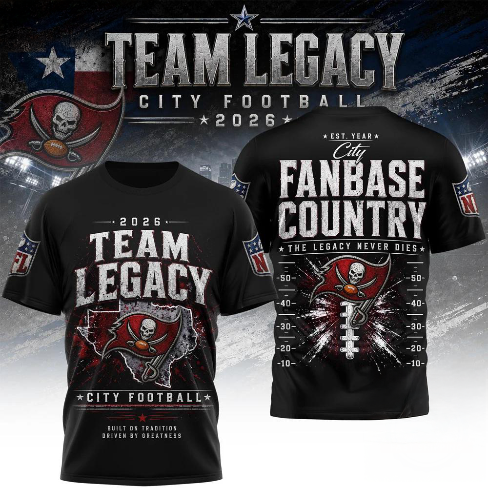 Tampa Bay Buccaneers NFL Gridiron Dynasty Limited Edition 3D Shirt