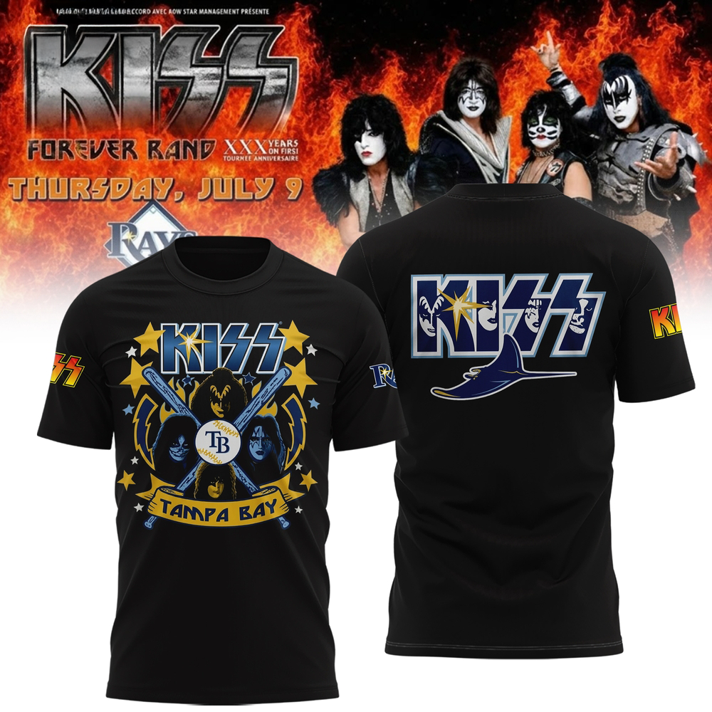 Tampa Bay Rays KISS Forever Band Tour 2026 Official Concert Tee Gifts For Fans