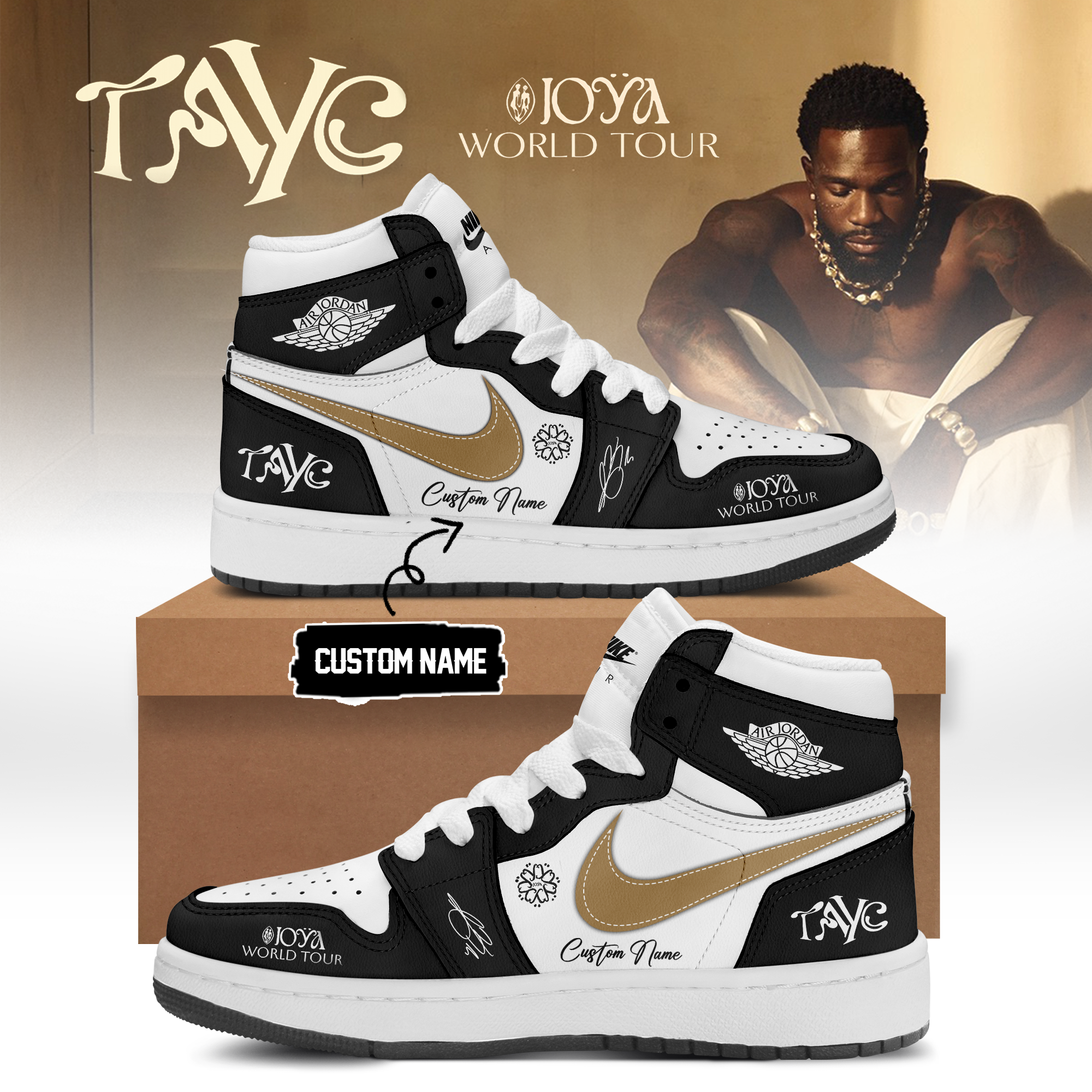 Tayc JOYA Tour Exclusive Casual Sneakers Signature Collection
