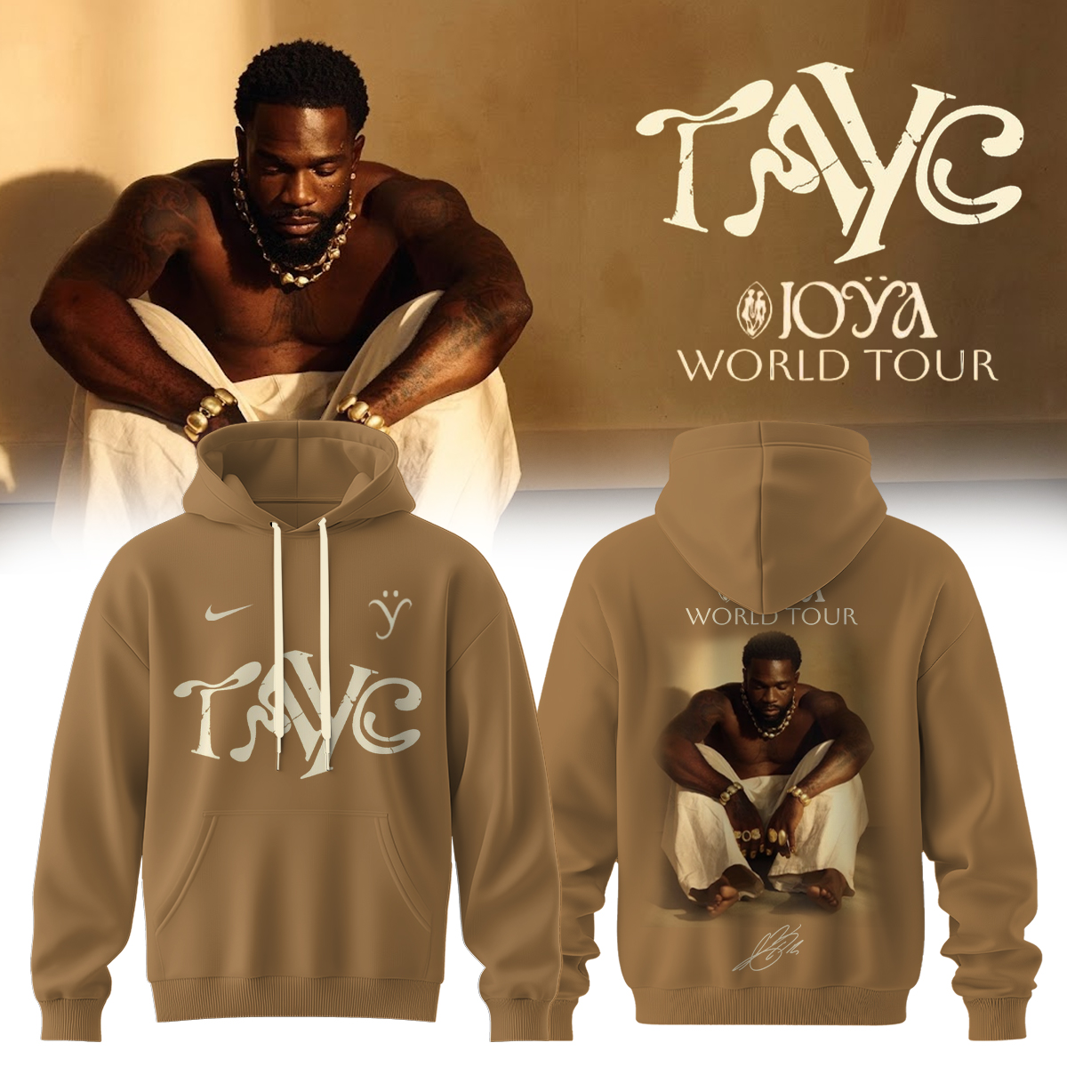 Tayc JOYA Tour Exclusive Fan Hoodie Limited Release