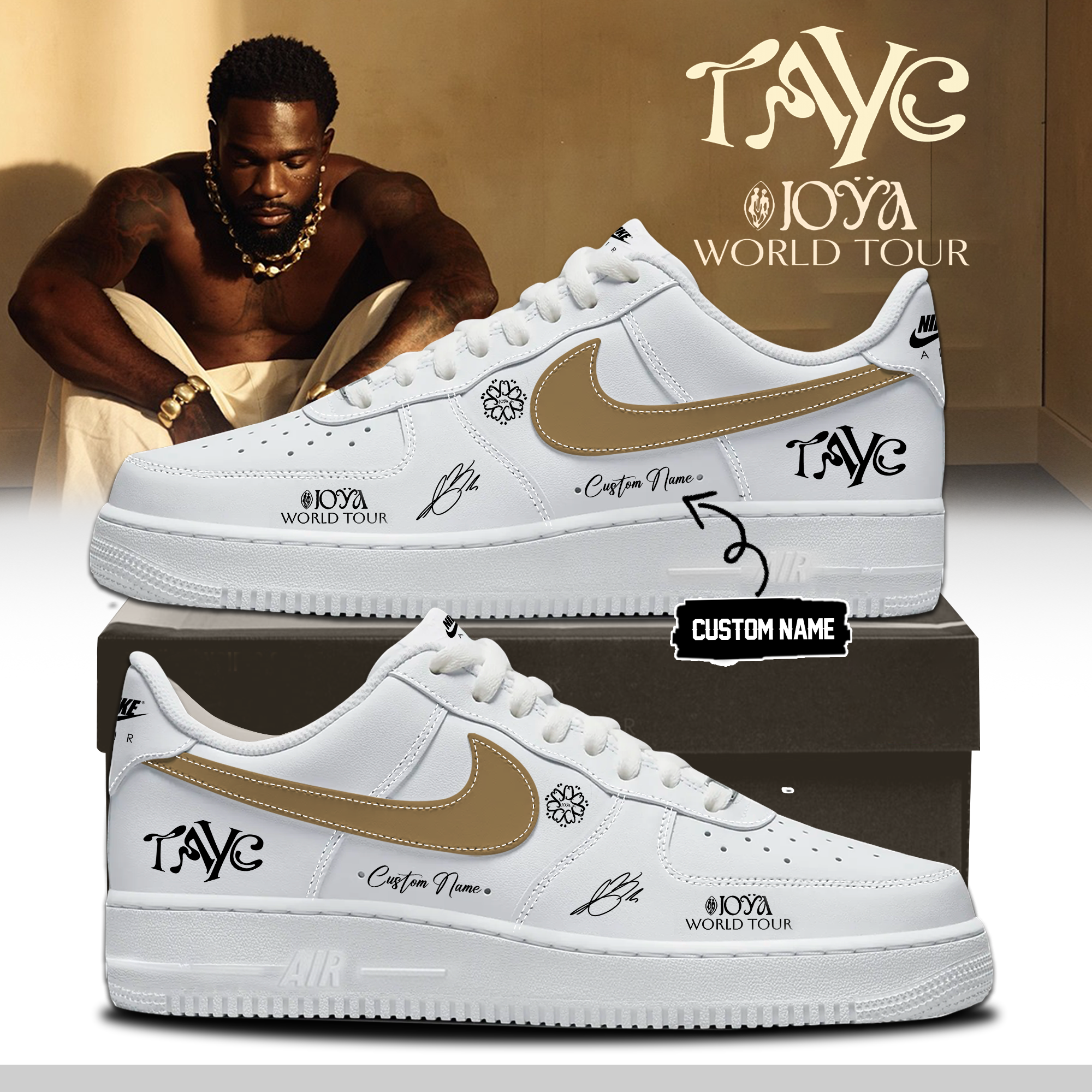 Tayc JOYA Tour Exclusive High Top Sneakers