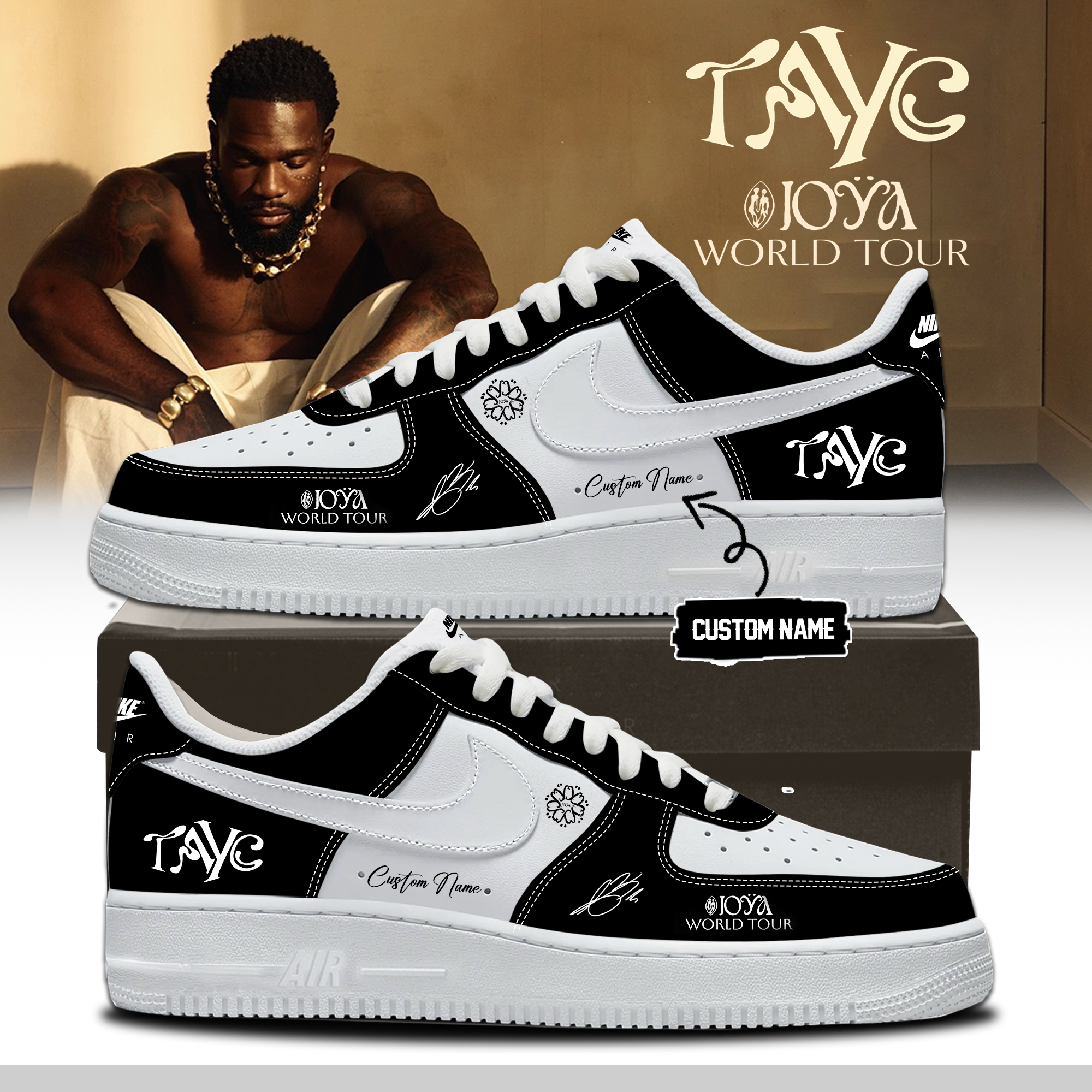 Tayc JOYA Tour Exclusive Signature Lifestyle Sneakers