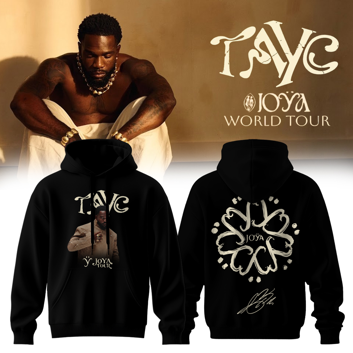 Tayc JOYA Tour Limited Edition Signature Pullover Hoodie
