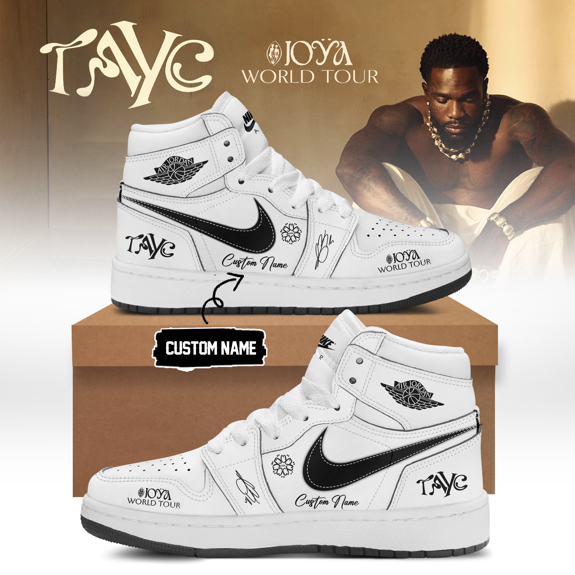 Tayc JOYA Tour Limited Release Fan Sneakers