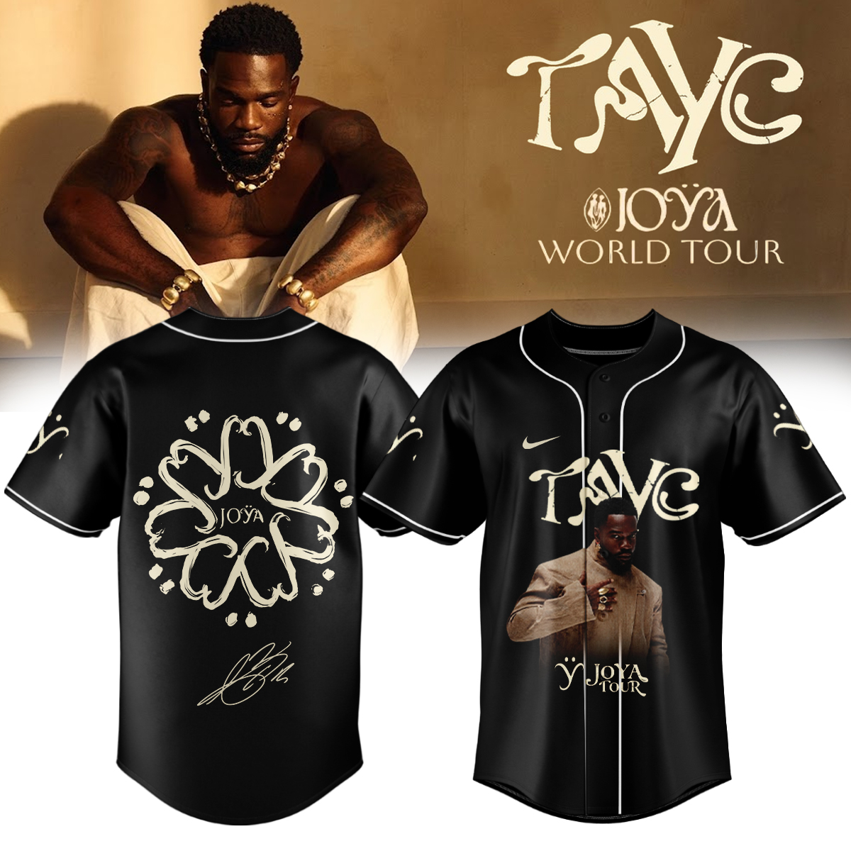 Tayc JOYA Tour Premium Concert Jersey Signature Edition
