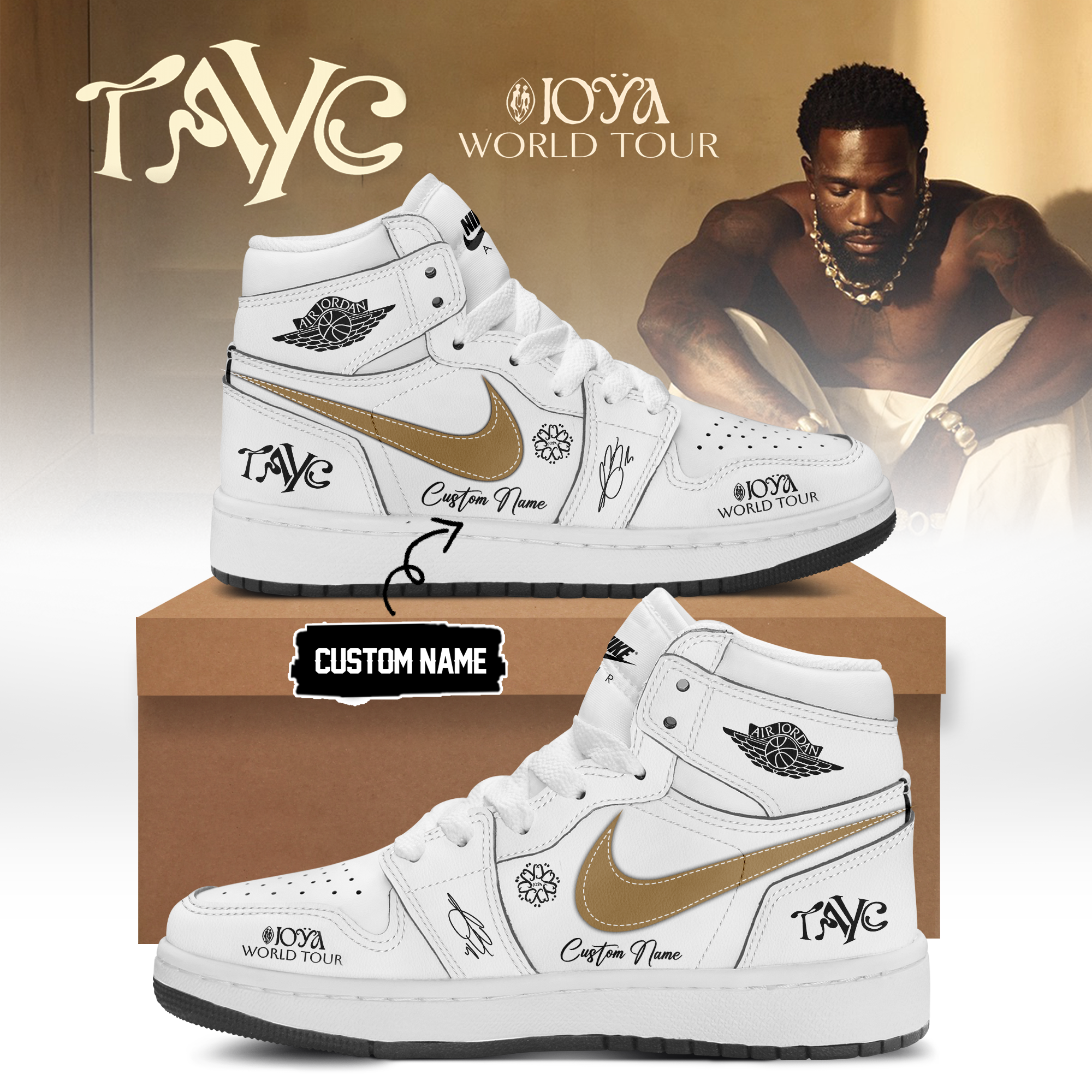 Tayc JOYA Tour Signature Lifestyle Sneakers Limited Edition