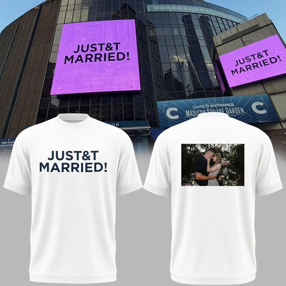 Taylor Swift JUST&T MARRIED 2026 Limited Edition Fan TShirt
