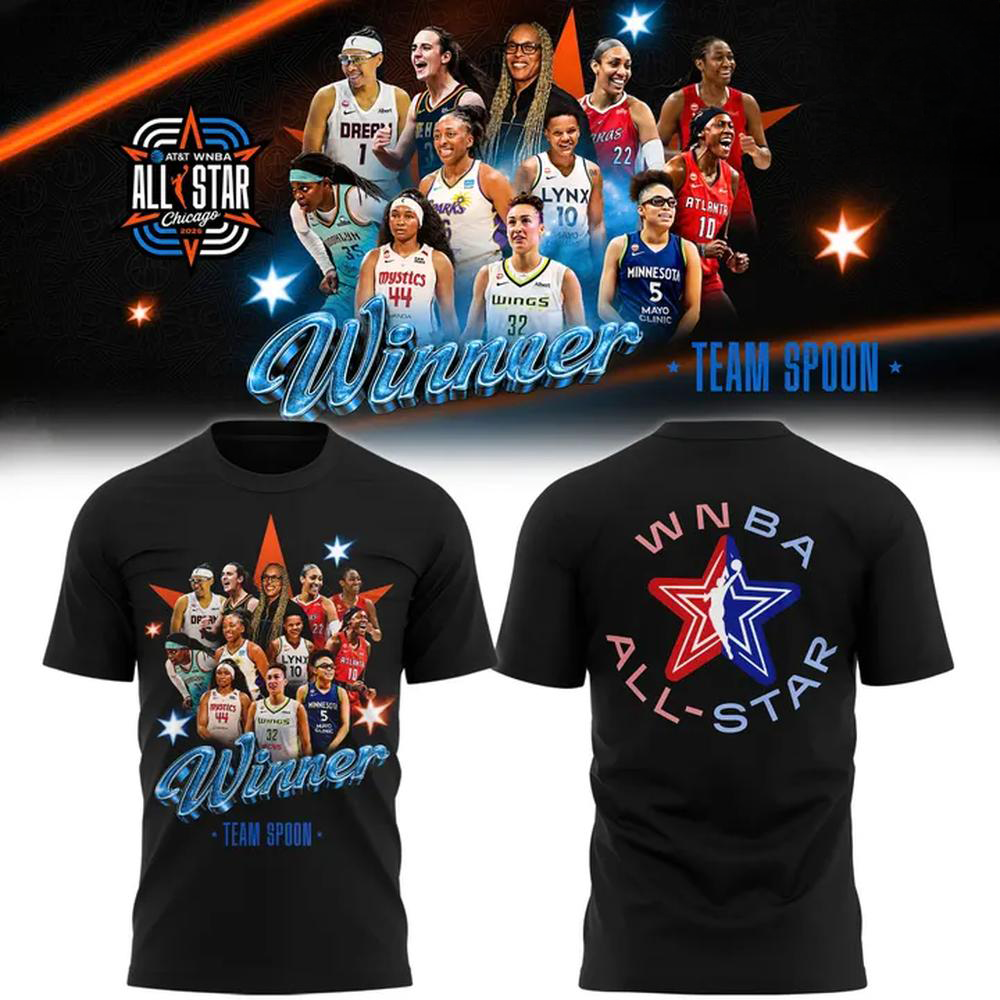 Team Spoon WNBA All Star 2026 Chicago Winner Graphic Shirt