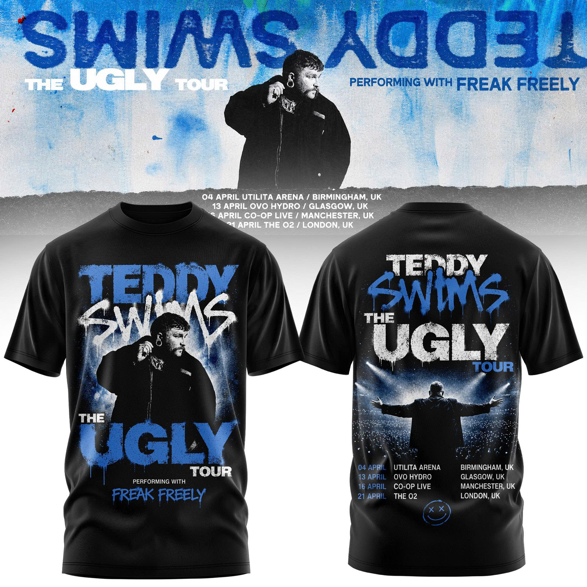 Teddy Swims The UGLY Tour Signature Collection T Shirt