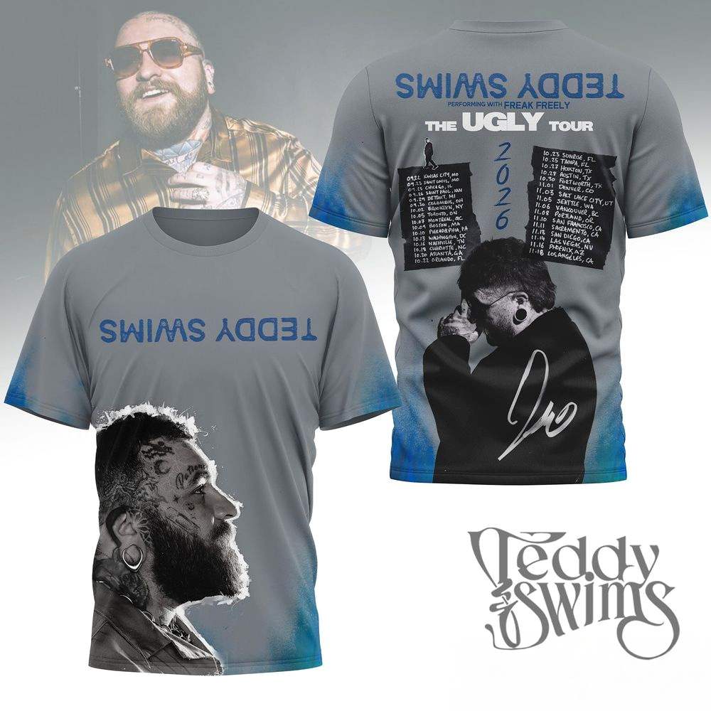 Teddy Swims The Ugly Tour 2026 Limited Edition TShirt