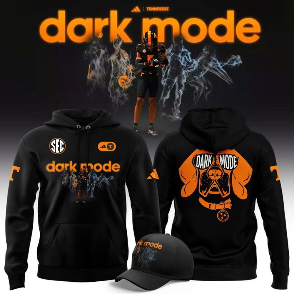 Tennessee Football Dark Mode 2026 Special Edition Hoodie and Cap
