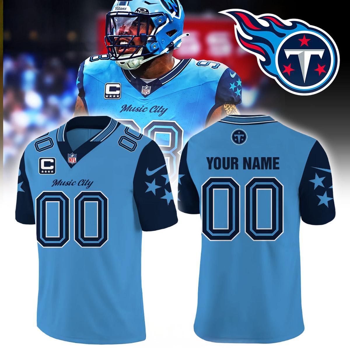 Tennessee Titans Rivalries Retro Night 2026 Personalized Football Jersey Throwback Game Day Edition 1 - Unicasport Tennessee Titans Rivalries Retro Night 2026 Personalized Football Jersey Throwback Game Day Edition
