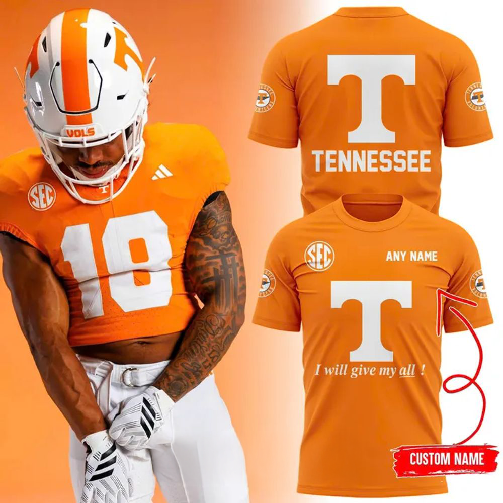 Tennessee Volunteers Football 2026 Special Edition Graphic T Shirt