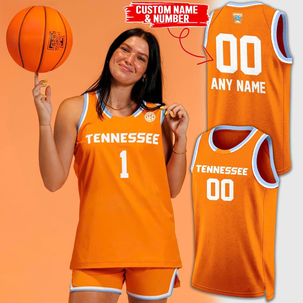 Tennessee Volunteers Lady Vols New Orange Basketball Jersey Gifts For Fans