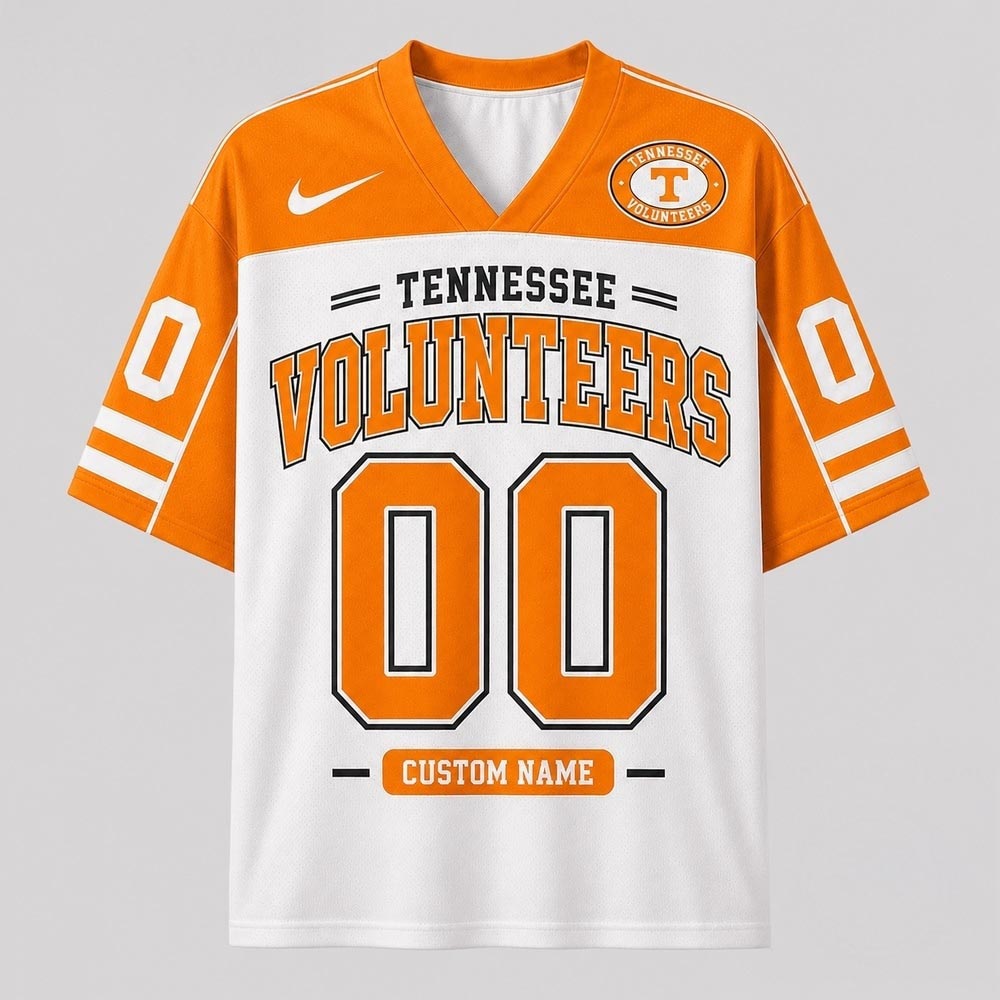 Tennessee Volunteers NCAA College Team Pride Personalized Football Jersey Custom Name Number College Fan Apparel 1 - Unicasport Tennessee Volunteers NCAA College Team Pride Personalized Football Jersey Custom Name Number College Fan Apparel