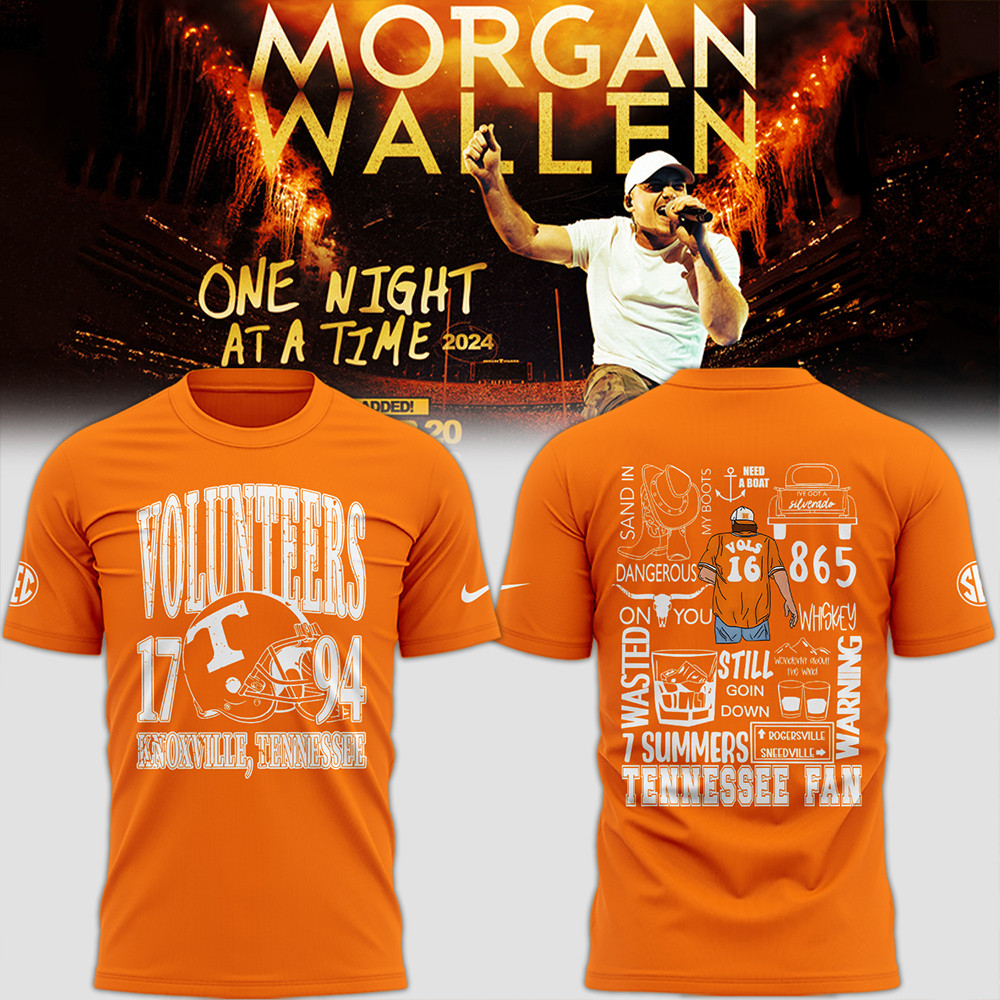 Tennessee x Morgan Wallen Orange TShirt Cool Gifts For Baseball Lovers Merch 2026