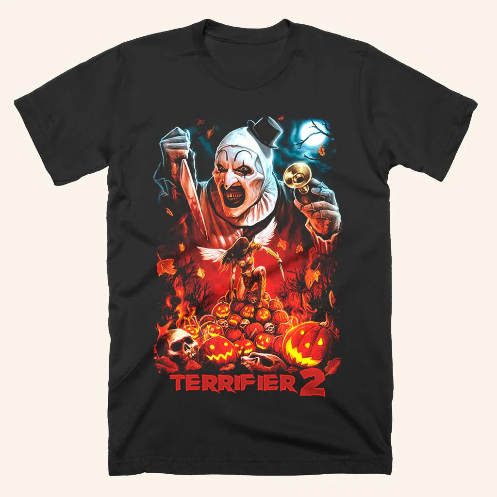 Terrifier 2 Queen Of The Hill TShirt Halloween Clothing Good Gifts For Friends