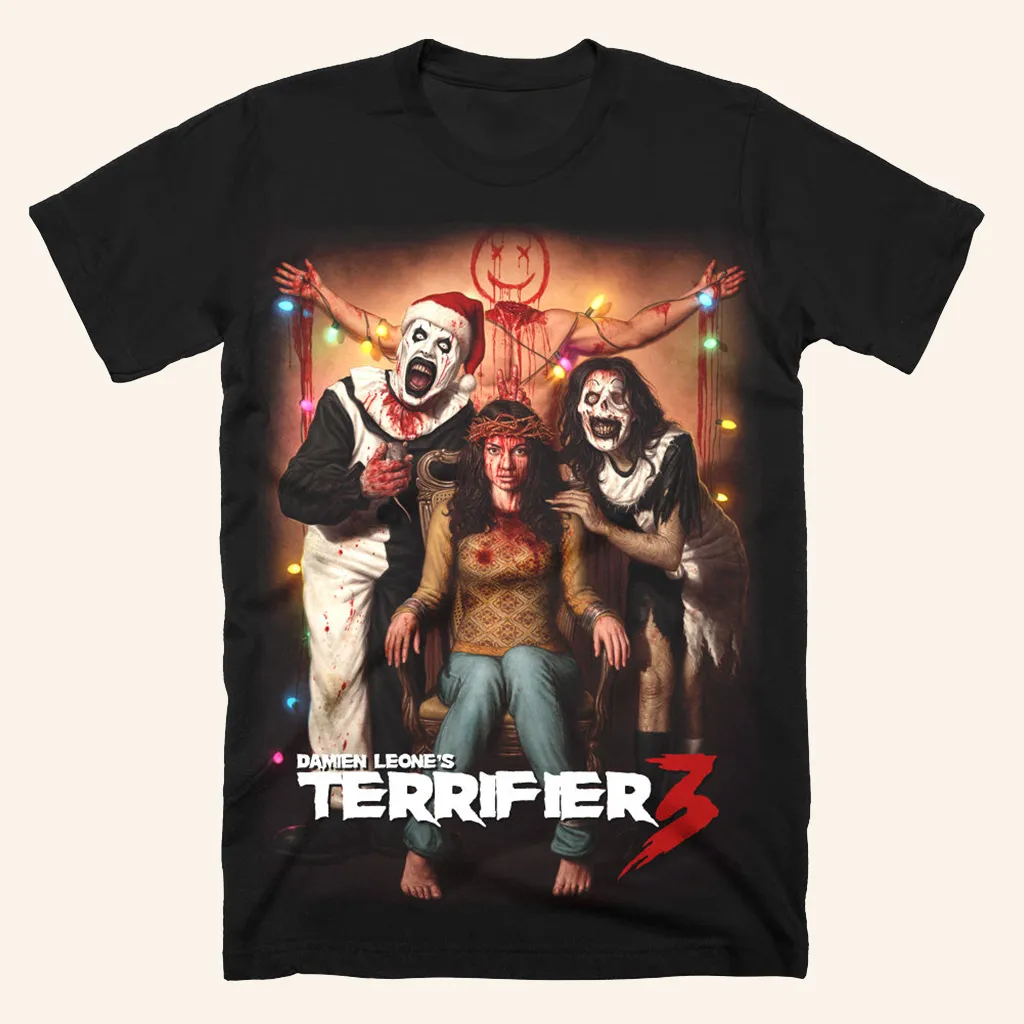Terrifier 3 Picture Perfect TShirt Halloween Merch Unique Gift For Dad