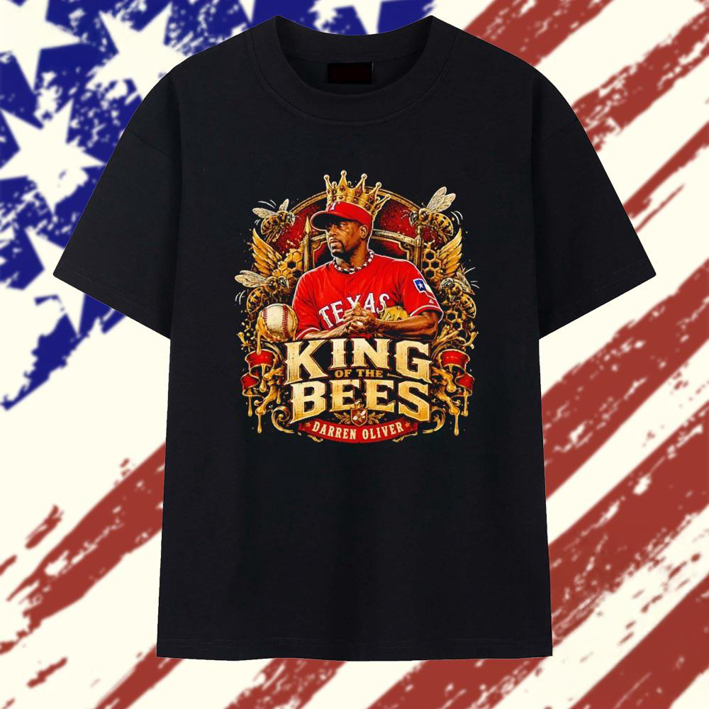 Texas Rangers Darren Oliver King Of The Bees Baseball T Shirt