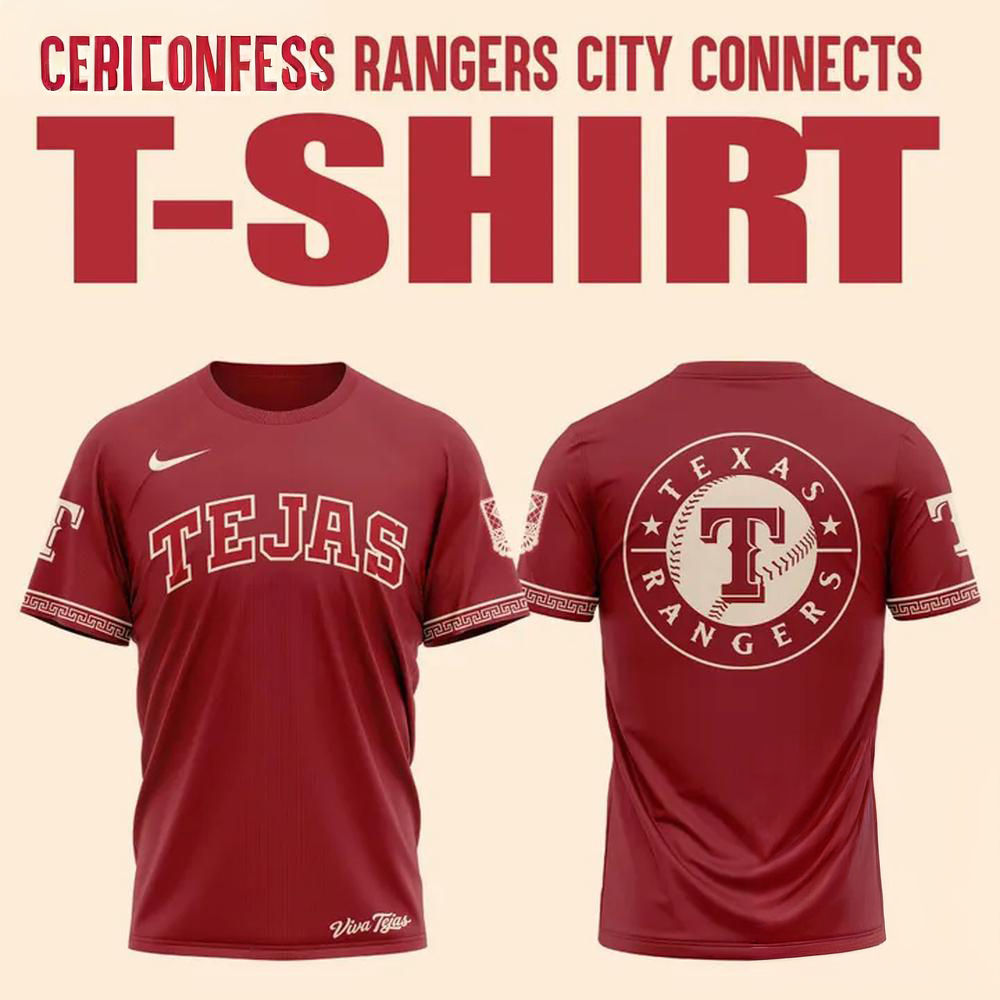 Texas Rangers MLB 2026 City Connect T Shirt