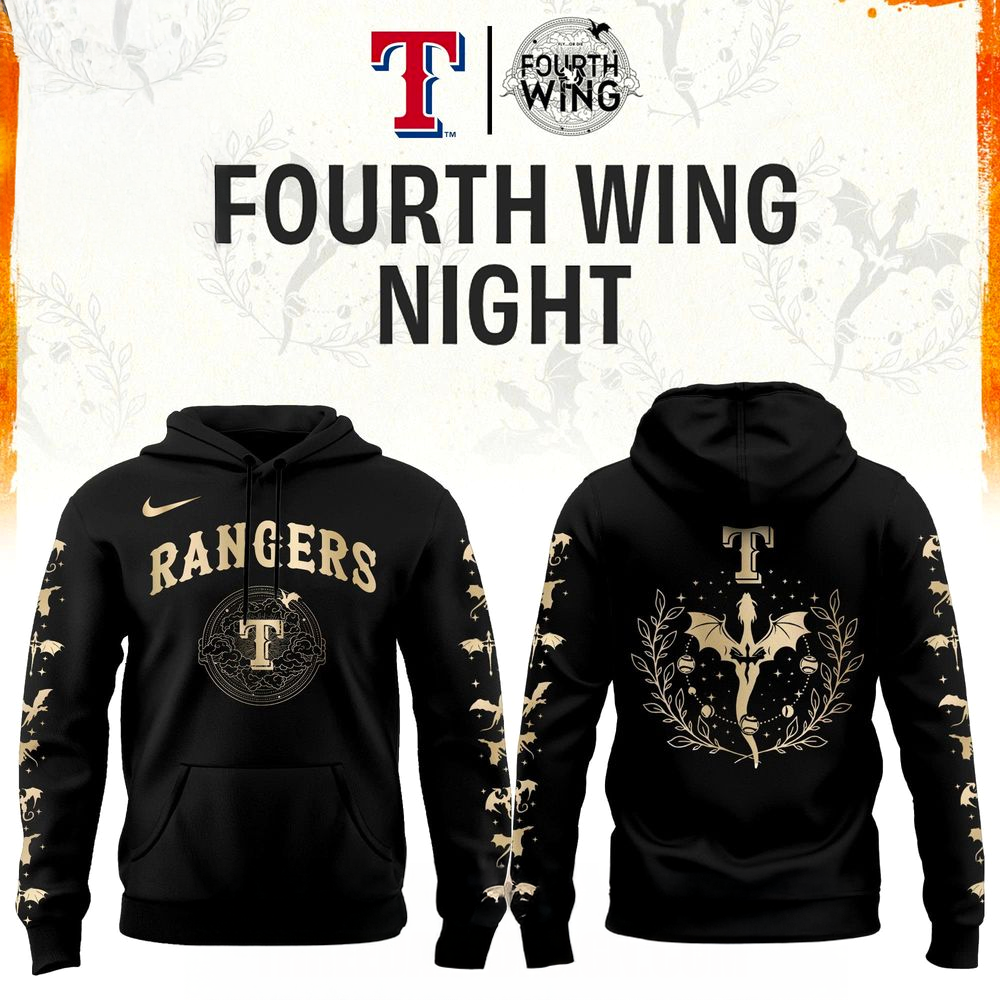 Texas Rangers x Fourth Wings Night 2026 Hoodie