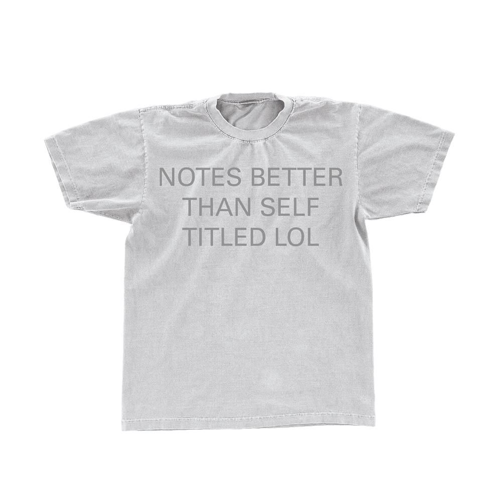 The 1975 Merch Notes Better Than Self Titled Lol TShirt Gifts For Pop Band Fans