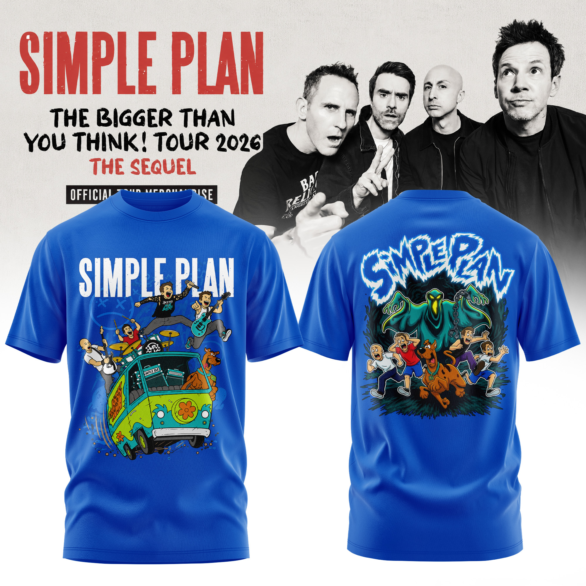 The Bigger Than You Think Tour 2026 Blue Edition 3D All Over Print Tee