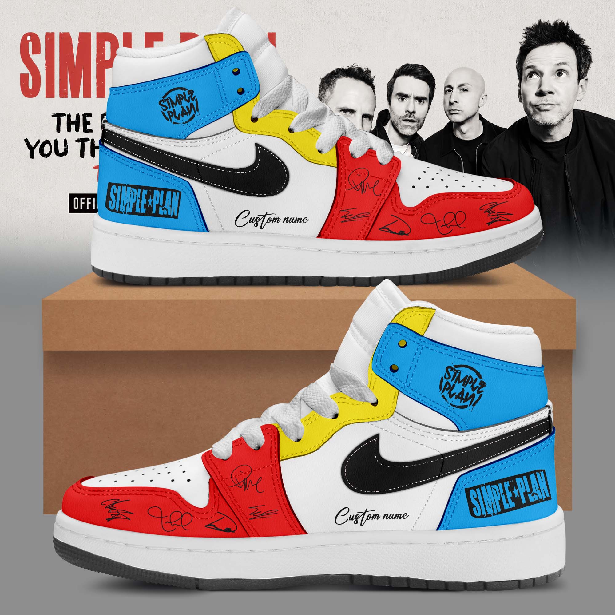 The Bigger Than You Think Tour 2026 Concert High Top Sneakers