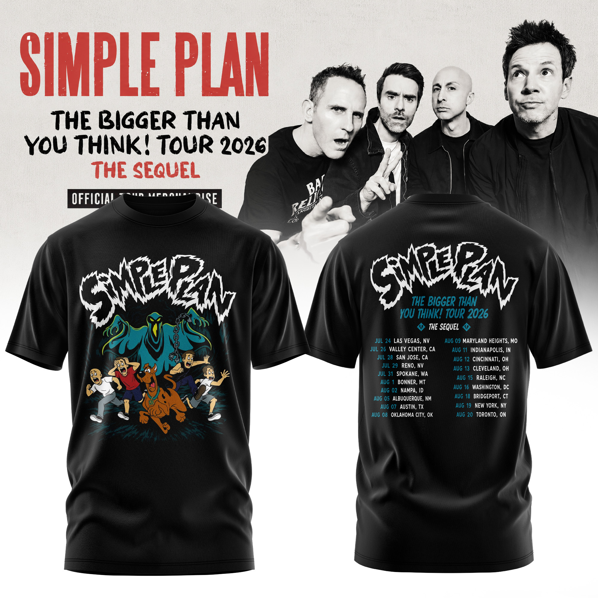 The Bigger Than You Think Tour 2026 Limited Black Vibe 3D Graphic T Shirt