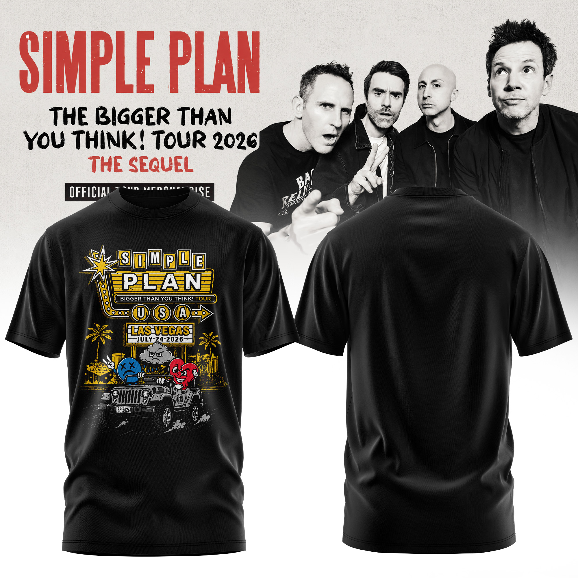 The Bigger Than You Think Tour 2026 Limited Edition Graphic Tee