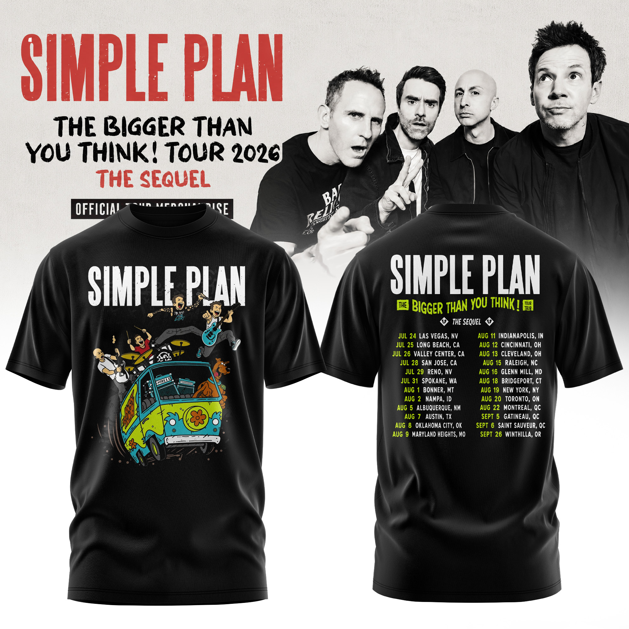 The Bigger Than You Think Tour 2026 Modern Streetwear Graphic Tee
