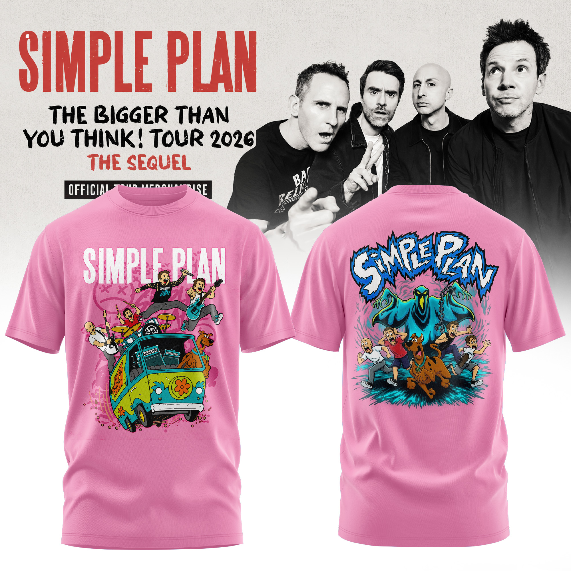 The Bigger Than You Think Tour 2026 Pink Edition 3D All Over Print Tee