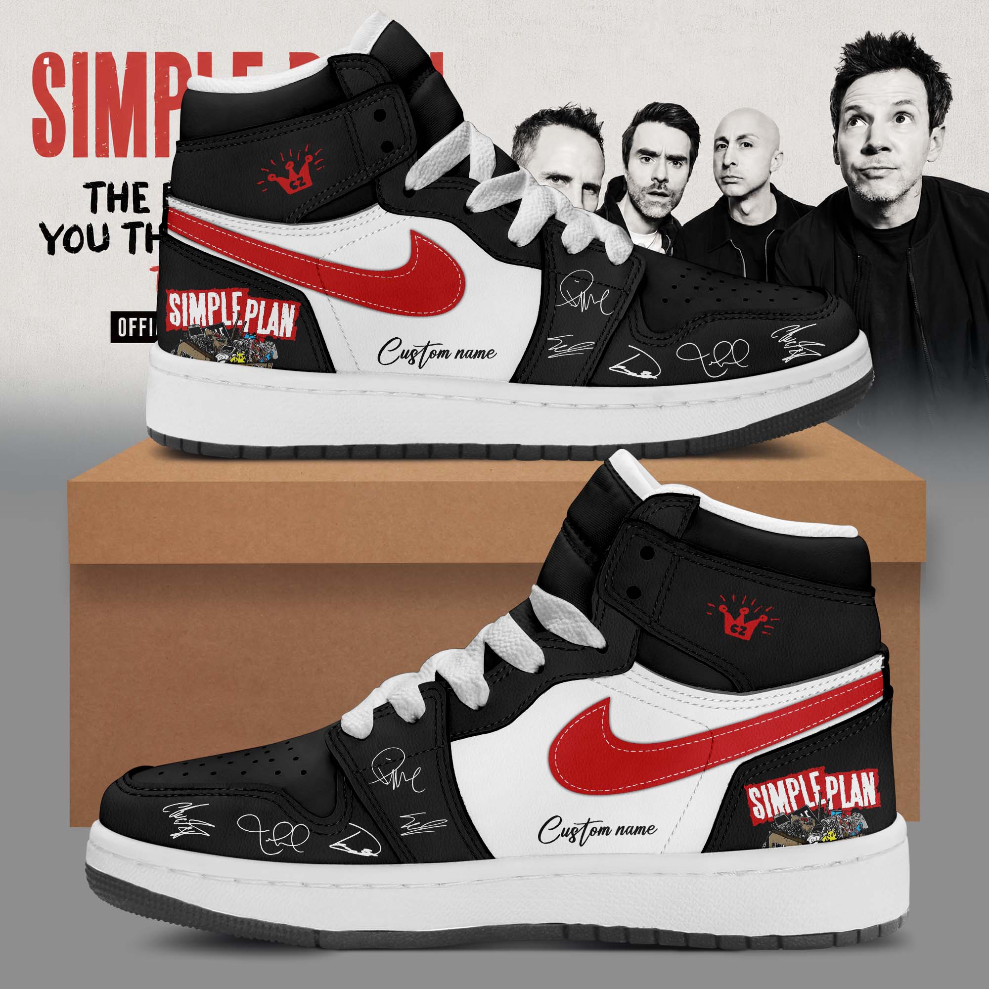 The Bigger Than You Think Tour 2026 Rock Legend High Top Sneakers