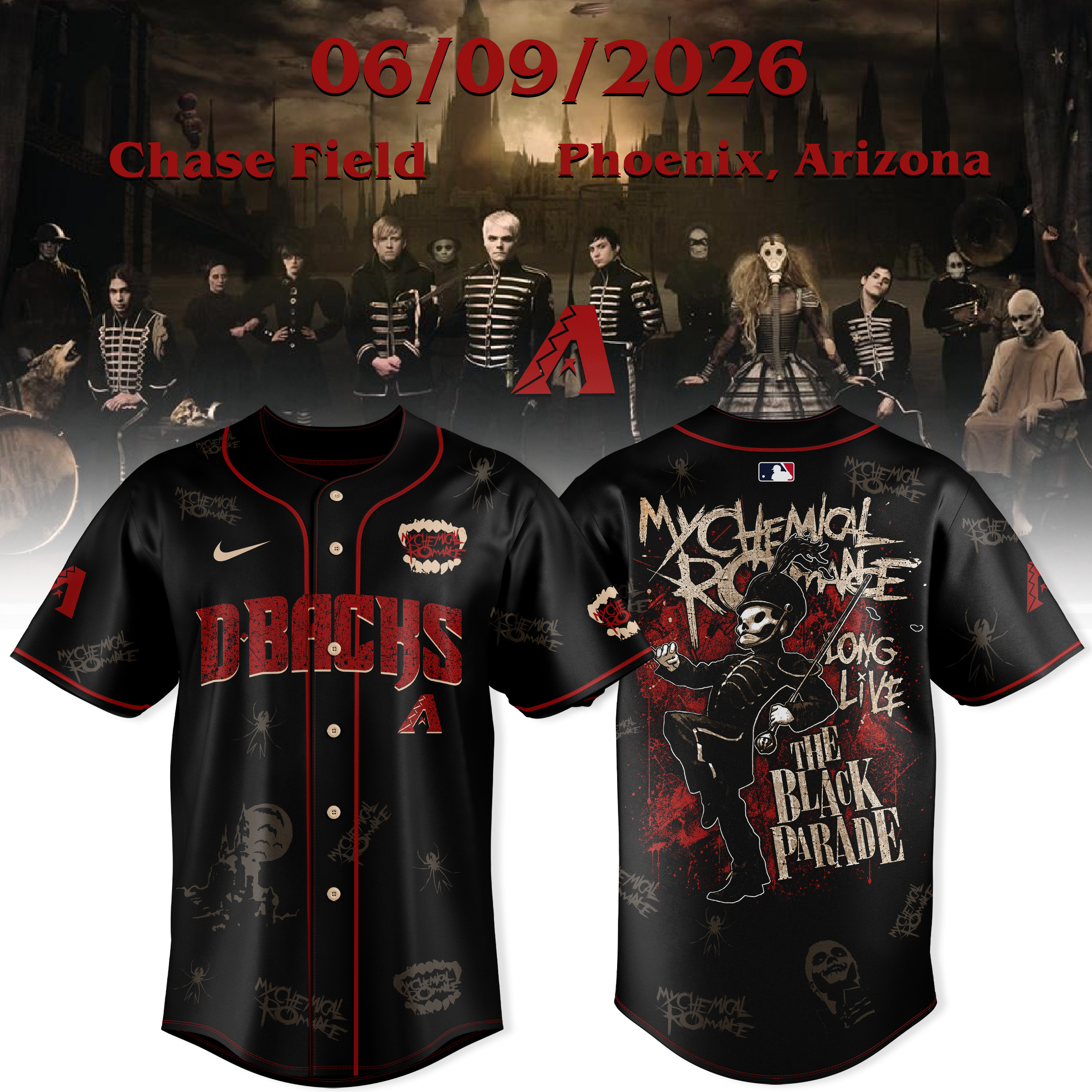 The Black Parade 2026 x MLB Limited Fan Jersey Collection