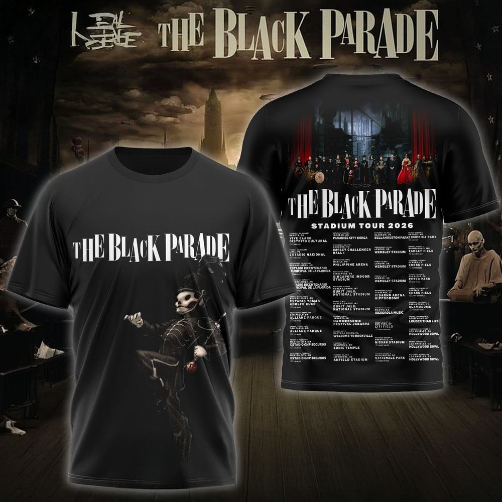 The Black Parade Stadium Tour 2026 T Shirt
