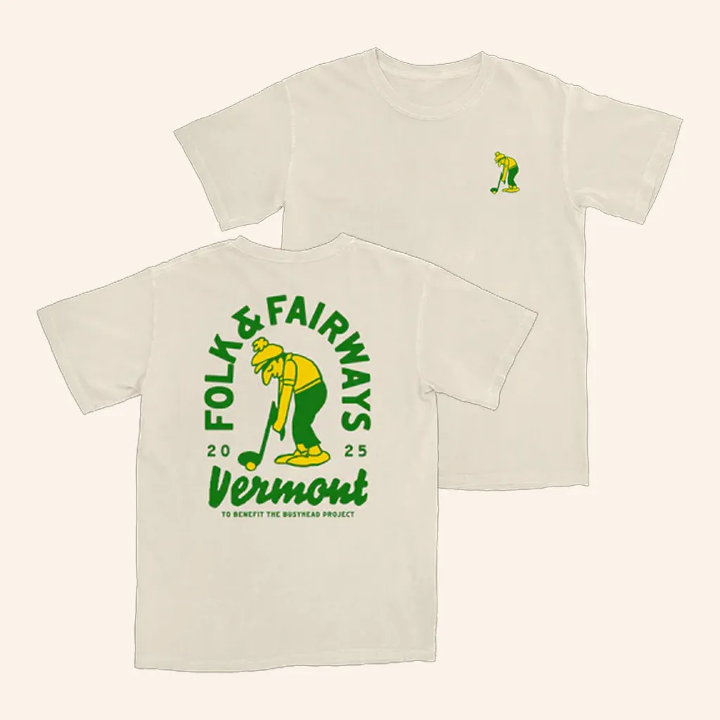 The Busyhead Project Merch 2025 Folk And Fairways Putter TShirt Dad Christmas Gifts