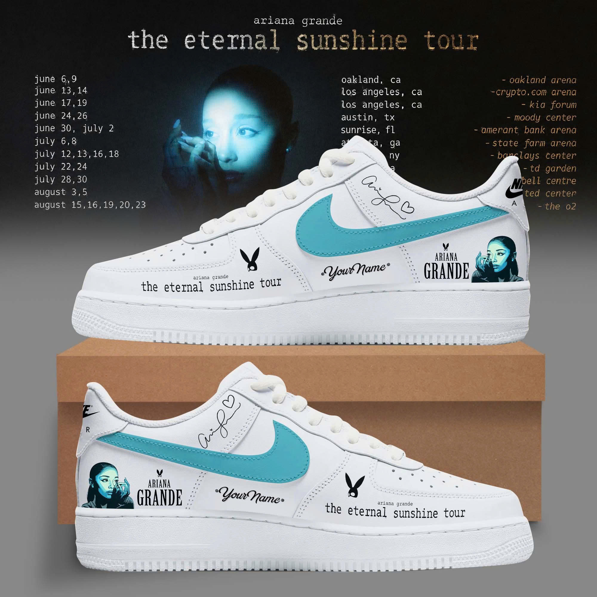 The Eternal Sunshine Tour Collectors Leather Sneakers