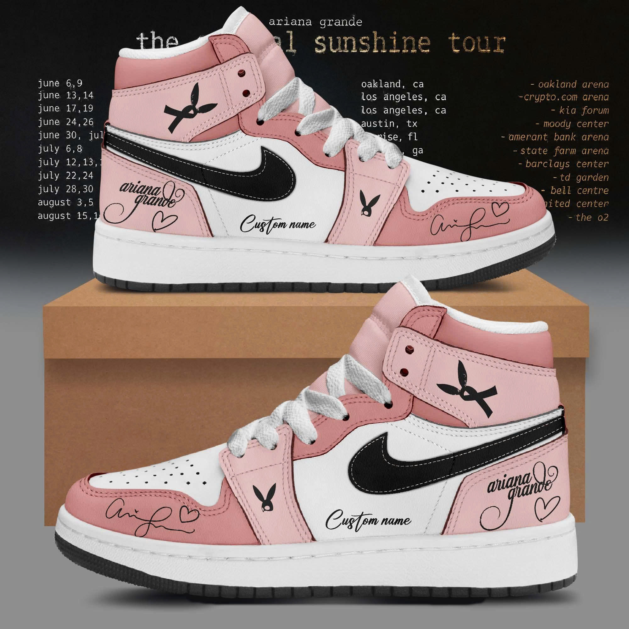 The Eternal Sunshine Tour Concert Leather Shoes