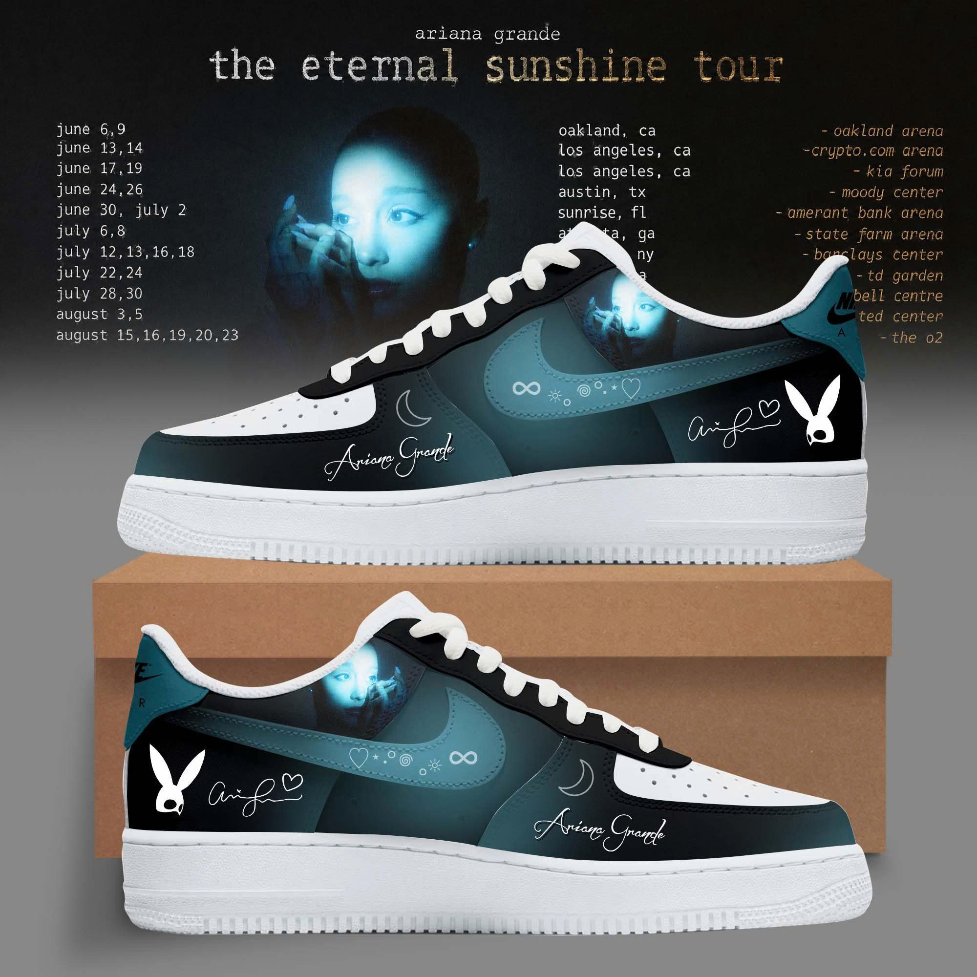 The Eternal Sunshine Tour Graphic Custom Sneakers